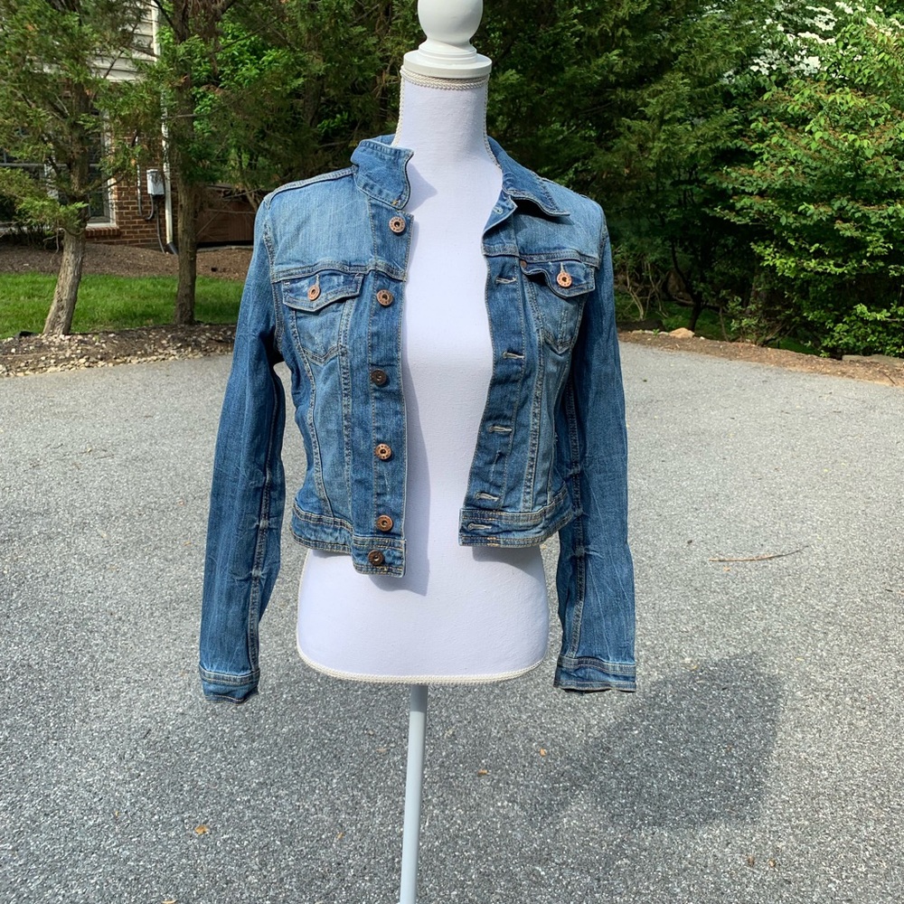 Cropped Jean Jacket